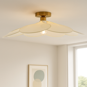 Rustic ceiling light cream, Nena