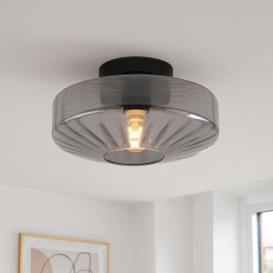 Design flush ceiling light grey, Sevda