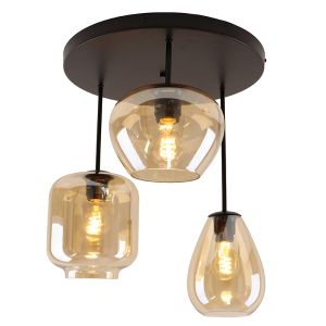Modern ceiling light amber, Caia