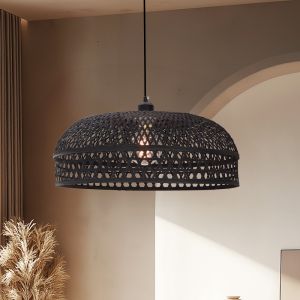 Bamboo pendant light black, Jennifer
