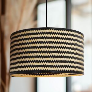Bamboo pendant light black, Jildau