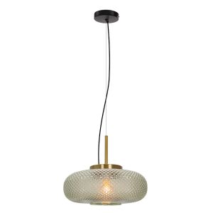 Retro pendant light green, Johnson