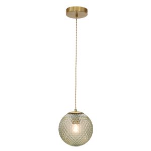 Retro pendant light green, Johnson