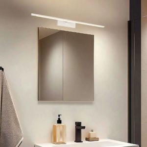 Modern mirror lighting white, Steffy, 8W, 3000K LED, IP44