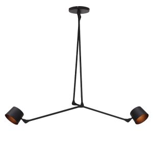 Modern ceiling light black, Rinke