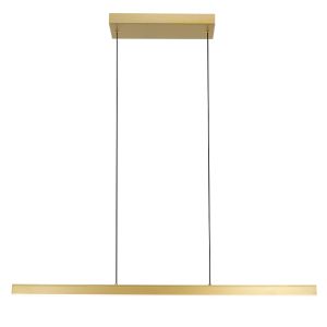 Modern pendant light brass, Iwan, 18W, 2700K LED