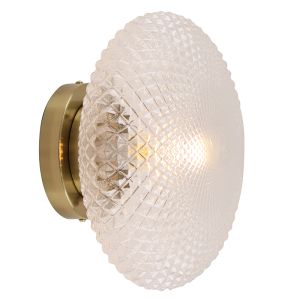 Retro wall light brass, Valesca