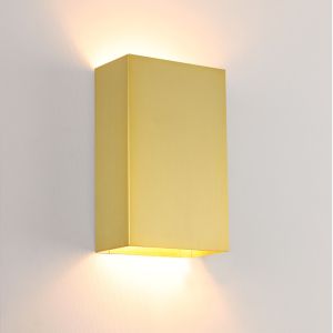 Modern wall light brass, Perry