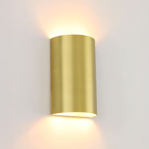 Modern wall light brass, Perry