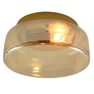 Design flush ceiling light amber, Byron