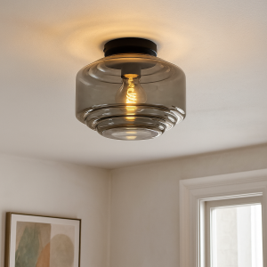 Design flush ceiling light grey, Maret