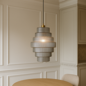 Retro pendant light grey, Paris