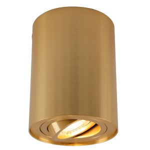 Metal surface mounted downlight brass, Onno