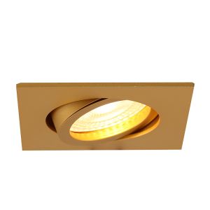 Metal recessed light brass, Scott