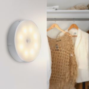 White night light plastic, Ilene, 1,5W, 3000K LED