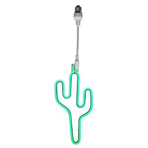 Plastic LED string light bulb green, Cactus, IP44