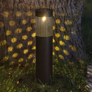 Aluminium solar garden spike light black, Adela, 0,064W, 3000K LED, IP44