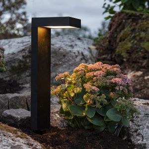 Modern solar garden spike light black, Anandi, 0,06W, 3000K LED, IP44