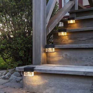 4-pack fence wall lights solar-powered, Ailyn