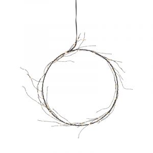 Hanging Christmas lighting 24 cm, 95 Leds, with plug
