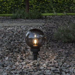 Modern garden spike light black, Aize, IP44