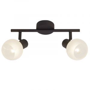 Glass ceiling spotlight brown, Bertus