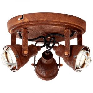 Industrial ceiling spotlight rust coloured, Abyga