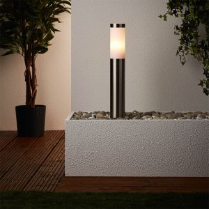 Plastic outdoor light chrome, Tom, IP44
