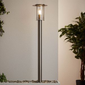 Metal outdoor light chrome, Shamayra, IP44