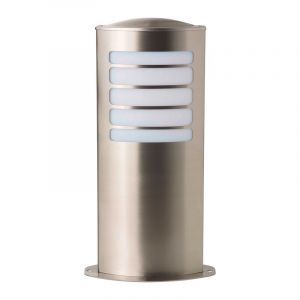Metal outdoor light chrome, Alea, IP44