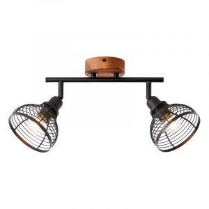 Wood ceiling spotlight brown, Willard