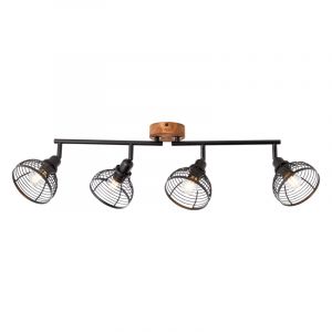 Wood ceiling spotlight brown, Willard