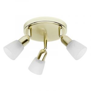 Metal ceiling spotlight brass, Ingo
