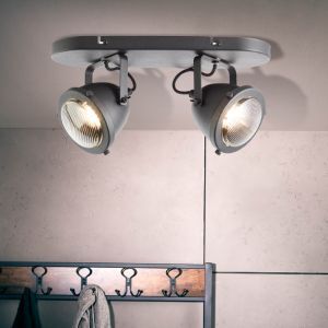 Industrial ceiling spotlight black, Liza