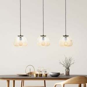 Retro pendant light amber, Neha