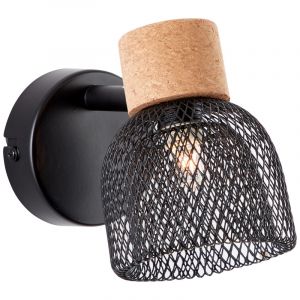 Cork wall spotlight black, Kayo