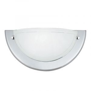Glass wall light chrome, Angely