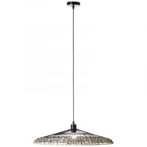 Rustic dining table hanging lamp black, Rianca