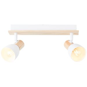 Rustic ceiling spotlight white, Tyrone