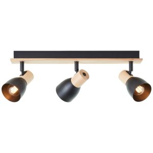 Rustic ceiling spotlight black, Tyrone