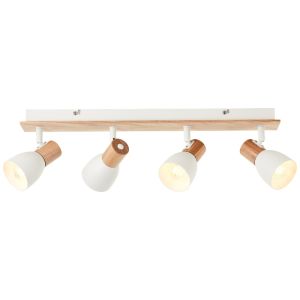 Rustic ceiling spotlight white, Tyrone