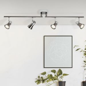 Metal ceiling spotlight chrome, Levijn