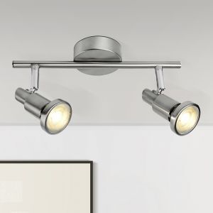Metal ceiling spotlight chrome, Robel, 7W, 3000K LED