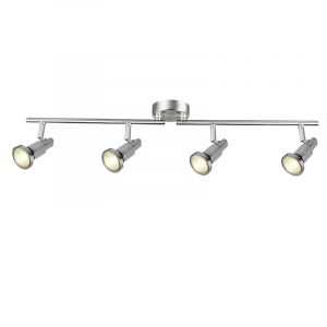 Metal ceiling spotlight chrome, Robel, 7W, 3000K LED