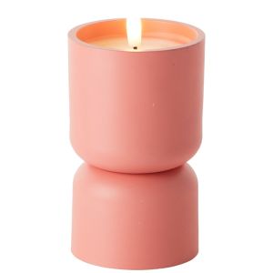 Pink outdoor candle lamp, Zaki, 2700K LED, IP44