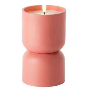 Pink outdoor candle lamp, Zaki, 2700K LED, IP44