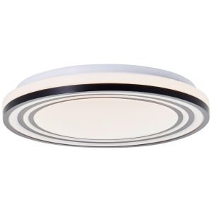 Modern ceiling light black, Merlijn, 24W, 3000K LED