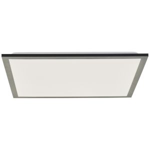Modern LED panel ceiling light black, Usman, 24W, 4000K LED