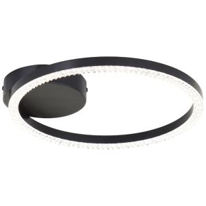 Design ceiling light black, Maladon, 12W, 4000K LED