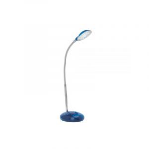 Plastic desk lamp blue, Marenthe, 2W, 6000K LED, with switch